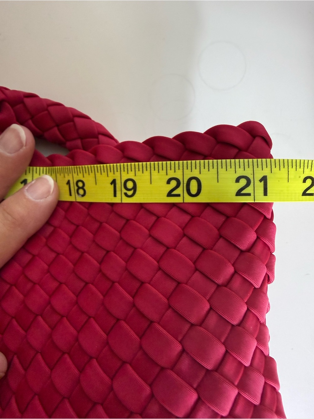 Sol and Selene Neoprene Tote Bag Set Bright Pink Large Beach Casual Summer - Picture 13 of 13